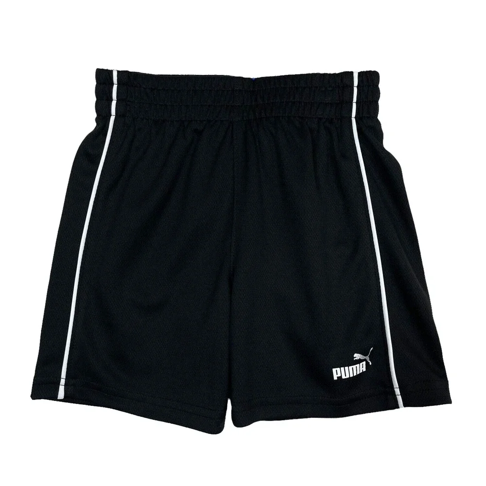 Puma Baby Boys 2pc‎ T-Shirt and Shorts Outfit Set Size 24 Months Black-White - Picture 4 of 8